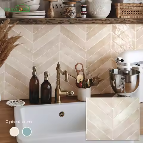 5/10/30pc peel and stick wall tiles removable tile backing suitable for bathroom/kitchen wall tile,