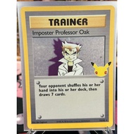 Pokemon TCG 25th Anniversary Classic Celebrations - Imposter Professor Oak - 73/102