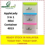 AppleLady 3 In 1 Mini Container 4013🍎🧕🧑