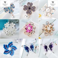 [Weijia] High-Quality Three-Ring Silk Scarf Buckle Clothes Corner Buckle Bow Tie Buckle Bow Tie Buck