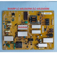 SHARP LC-60LE631M / LC-60LE650M -( DPS-168JP)LC60LE631M / LC60LE650M ORIGINAL POWER BOARD TV