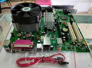 PAKET LENGKAP MOTHERBOARD INTEL LGA 775 (PROCESSOR + FAN+ RAM 2GB DDR2+ KABEL SATA)