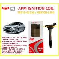 APM IGNITION PLUG COIL ALTIS 1.6 1.8 ZRE172/ ZGE20 / ZWA 1.8 / ZVW30 1.8 ZSU60 2.0 90919-02258 /0997