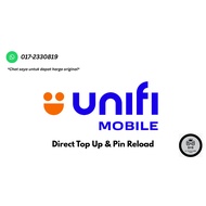 [SY8] Unifi Mobile prepaid direct topup/pin reload |RM50/RM100|1-10MINS done
