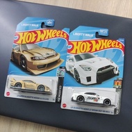 Hotwheels Nissan Silvia S15 LBWK & Nissan Skyline R35 LBWK