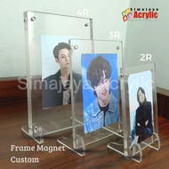 Acrylic frame/ magnetic frame 2R 2mm acrylic frame