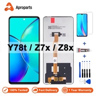 IPS LCD For VIVO Y78t Y100i V2279A iQOO Z7x Z8x V2272A V2312A Display Touch Screen Digitizer Assembl