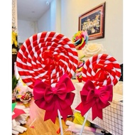 Giant Lollipop Christmas Decoration Event
