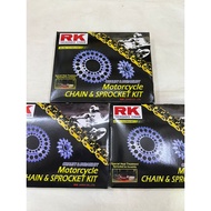 RK TAKASAGO KIT O-RING CHAIN AND SPROCKET (GS428 X 124 / 15 / 46-48) FOR SYM VF3i