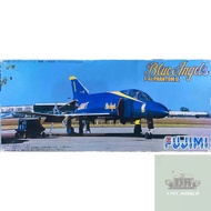 Fujimi 1/72 F-4J Phantom II Blue Angels Fighter Aircraft Model Assembled