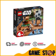 LEGO Star Wars at-ST 75332 Toy Building Set - Featuring Wicket The Ewok and Scout Trooper Minifigure
