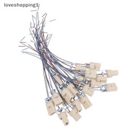 loveshopping1 10/20Pcs G9 Light Bulb Soet Ceramic Lamp Base Holder Connector Led Halogen Light LED L