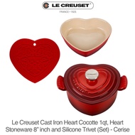 Le Creuset Heart Cookware Set - CERISE