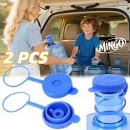 2PCS Food Grade Silicone Gallon Bottle Caps Reusable Anti-Spill Safe Water Gallon Caps