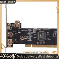3 Port IEEE 1394 Firewire Card PCI Firewire Adapter IEEE 1394 PCI Controller Card for Desktop PC