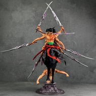One Piece Asura Sauron Three Swords Three Heads Six Arms Body Interchangeable Anime Figure Model Orn