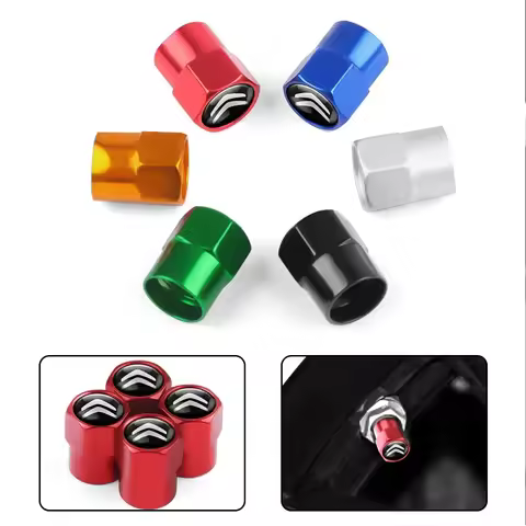 4pcs car wheel tire metal valve cover Defender decorative For Citroen C1 C2 C3 C4 C5 C6 C8 C4L DS3 D