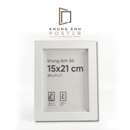 3D Photo Frame size 15x21cm large panel covered with envelope 21x29cm, 3D Photo Frame, 3D Frame 15x2