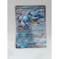 Pokemon blastoise ex stellar crown card