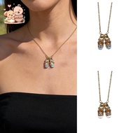 Necklace Pendant Dainty Rhinestone Necklace Women Domineering Neck Jewelry
