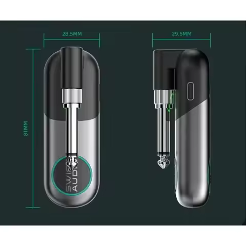 Original SWIFF AUDIO WS-80 Digital Wireless Guitar System Transmitter Receiver Low Latency 2.4G for 