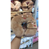 Miniso X We Bare Bears Neck Pillow + Eyemask