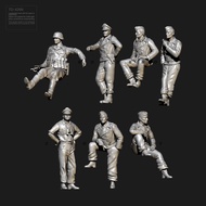1/35 50mm Resin Soldier model kits figure colorless and self-assembled TD-4299