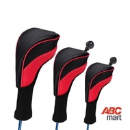 ... Golf Head Driver Cover 1 3 5 Wood - 3 Pcs Golf Stick Cover - Red