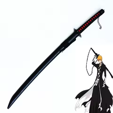 cosplay Aizen Sousuke Ichimaru Gin Kurosaki ichigo sword none moon Sword Role cosplay 100cm Wood Swo