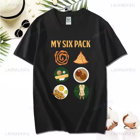 Trendy Indian Shirt Funny Desi Tshirt Punjabi Indian Food Printing Tshirt Samosa Graphic Shirt Man W
