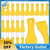 20 PCS Plastic Scraper Tool Keychain Lottery Ticket Scratcher Tool Keychain Scraper for Lottery Tcke