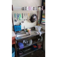 Rak sink/Rak Dapur/Rak pinggan mangkuk/sinki