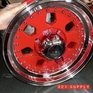OFFER NOW ❗️❗️UNIVESER ALL CAR SPORT RIM SET 16 inch x 8.0JJ  6 x 159.70 ET10 RED CAR WHEEL RIMS MER