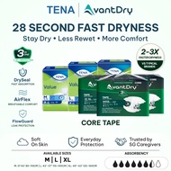 Tena /AvantDry Core /Unisex Adult Diaper M/L/XL- Adult Incontinence Fast Absorption 28s