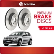 BREMBO Rear Discs (2pcs) - BMW X5 E70 2008 4.8i, BMW X6 E71,E72 35i