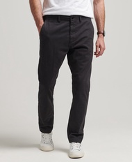 Superdry Officer's Slim Chino Trousers - Jet Black
