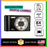 🔥READY STOCK🔥XVISION DIGITAL CAMERA S-48 48MP 1080P 2.8" IPS Screen Self-Timer Auto Focus 8X Zoom Ph