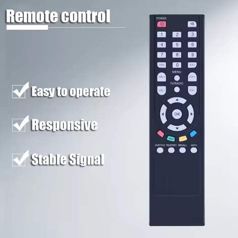 HD 4K Infrared Smart TV Remote Control English Export Foreign Trade Compatible IR Commanding Remote 