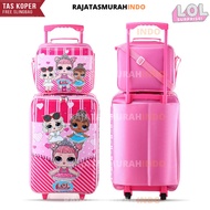 RTM - Koper Anak Perempuan + Free Selempang Anak Bahan Sponge Tahan Air LOL SURPRISE PONI LABUBU CIN