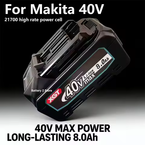 For Makita 40V MAX XGT 21700 lithium-ion battery 8.0AH rechargeable toolbattery BL4020 BL4025 BL4040