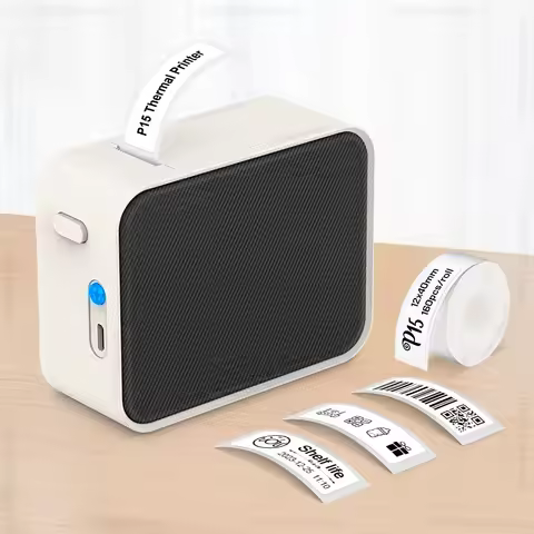 Thermal Label Maker P15 Similar as D11 D110 D101 Marklife P15 Portable Wireless Bluetooth Label Prin