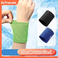 [SG]Ice Feeling Sports Wrist Band Unisex Fitness Riding Sweatband Wrist Wrap/Wrist Guard Band