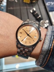 Universal Geneve Salmon dial NOS full set!