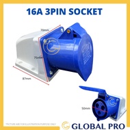 SSS CEE Industrial Plug 16A / 32A Pin / Socket Weatherproof Socket 220-250V Industrial Electrical Pl
