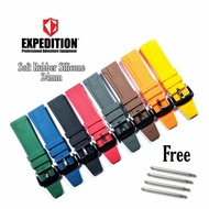 EXPEDITION 24MM WATCH STRAP ORIGINAL 24MM SILICONE RUBBER WATCH STRAP