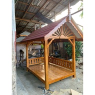 Gazebo wakaf tahan panas bumbung selapis