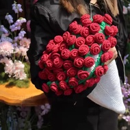 Finished Product Mother's Day gift/ flower blanket crochet / flower crochet bouquet blanket / rose b