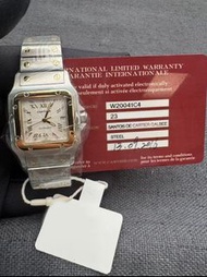 🔥🔥Cartier Santos 卡地亞山度士系列 W20041C4 銀面羅馬 表徑29*29mm 自動機械 有保卡✅ cartier/cartier watch/ball watch/cartier