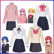 Anime Bocchi the Rock Cosplay Costume Hitori Gotoh JK Uniform Ryo Yamada Ikuyo Kita Nijika Ijichi Sc