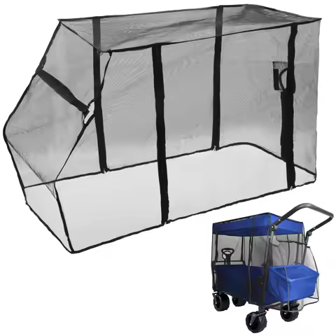 Wagon Net Cover Folding Mosquito Net Wagon Mosquito Mesh Cover Bug Inset Cover Wagon Stroller Mesh C